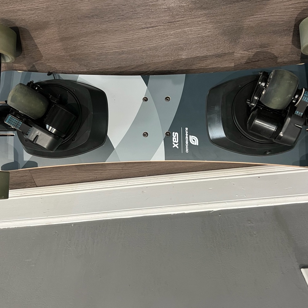 Gray and Black Electric Skateboard